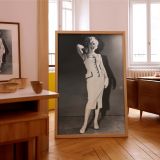 Marilyn Monroe Laughing in Studded Dress - Retro Fashion Glam Shot canvas wall art - Image 8