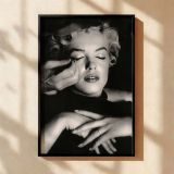 Marilyn Monroe Makeup Portrait - Hollywood Style Close-Up canvas wall art - Image 2