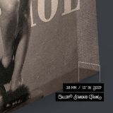 Marilyn Monroe on Globe - Iconic Sheer Gown Vintage Glamour Pose canvas wall art - Image 9