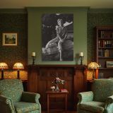Marilyn Monroe on Rock - Classic 1950s Casual Fashion Pose canvas wall art - Image 5
