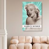 Marilyn Monroe Pop Art with Fur and Pearls - Retro Hollywood Canvas - Image 5