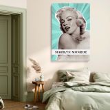 Marilyn Monroe Pop Art with Fur and Pearls - Retro Hollywood Canvas - Image 6