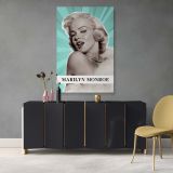 Marilyn Monroe Pop Art with Fur and Pearls - Retro Hollywood Canvas - Image 7
