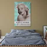 Marilyn Monroe Pop Art with Fur and Pearls - Retro Hollywood Canvas - Image 8
