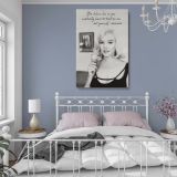 Marilyn Monroe Quote and Portrait - Empowering Vintage Hollywood Canvas - Image 4