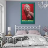 Marilyn Monroe Red Dress Portrait - Framed Vintage Poster Canvas - Image 4