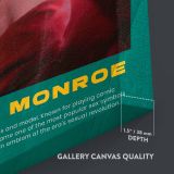 Marilyn Monroe Red Dress Portrait - Framed Vintage Poster Canvas - Image 9