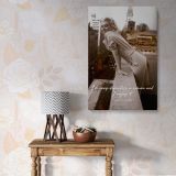Marilyn Monroe Rooftop Pose - Bold City Photo with Quote Wall Art