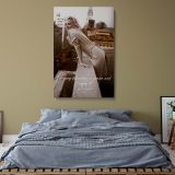 Marilyn Monroe Rooftop Pose - Bold City Photo with Quote Wall Art - Image 8