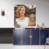 Marilyn Monroe - Sam Shaw Photoshoot 1957 — artistic interior view
