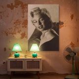Marilyn Monroe Sepia Toned Glamour - Elegant Woman Portrait canvas wall art - Image 6