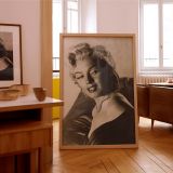 Marilyn Monroe Sepia Toned Glamour - Elegant Woman Portrait canvas wall art - Image 8