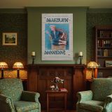 Marilyn Monroe Sipping Cocktail - Relaxed Glamour Scene canvas wall art - Image 5