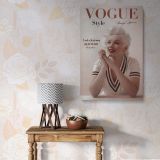 Marilyn Monroe Smile Quote - Fashion-Inspired Canvas Wall Art