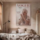 Marilyn Monroe Smile Quote - Fashion-Inspired Canvas Wall Art - Image 2