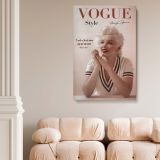Marilyn Monroe Smile Quote - Fashion-Inspired Canvas Wall Art - Image 5