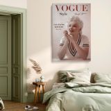 Marilyn Monroe Smile Quote - Fashion-Inspired Canvas Wall Art - Image 6