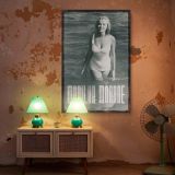 Marilyn Monroe Smiling in Swimsuit - Classic Ocean Glamour Photo canvas wall art - Image 6
