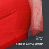 Marilyn Monroe Strapless Red Dress - Retro Canvas Wall Art for Movie Lovers - Image 9