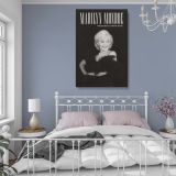 Marilyn Monroe Timeless Beauty - Black and White Glamour Canvas Print - Image 4