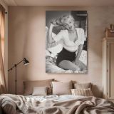 Marilyn Monroe Wall Canvas - Bedroom Art Gift with Timeless Model Print - Image 2
