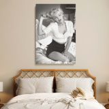 Marilyn Monroe Wall Canvas - Bedroom Art Gift with Timeless Model Print - Image 3
