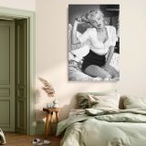 Marilyn Monroe Wall Canvas - Bedroom Art Gift with Timeless Model Print - Image 6