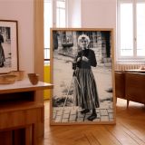 Marilyn Monroe with Retro Camera - Timeless B&W Photo canvas wall art - Image 8
