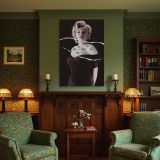 Marilyn Torn Effect Portrait - Modern Style Meets Vintage Glam canvas wall art - Image 5