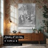 Martyrdom of Eleazar - Gustave Dore Crowd Witnessing Sacred Execution canvas wall art