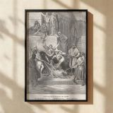 Martyrdom of Eleazar - Gustave Dore Crowd Witnessing Sacred Execution canvas wall art - Image 2