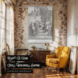 Martyrdom of Eleazar - Gustave Dore Crowd Witnessing Sacred Execution canvas wall art - Image 3