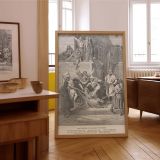 Martyrdom of Eleazar - Gustave Dore Crowd Witnessing Sacred Execution canvas wall art - Image 7