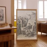 Martyrdom of Stephen - First Christian Martyr Scene by Gustave Dore canvas wall art - Image 7