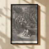 Massacre of the Innocents - Dramatic Engraving by Gustave Dore canvas wall art - Image 2