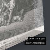 Massacre of the Innocents - Dramatic Engraving by Gustave Dore canvas wall art - Image 8