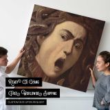 Medusa by Caravaggio — room mockup view 4