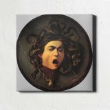 Medusa Shield by Caravaggio — room mockup view 1