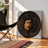 Medusa Shield by Caravaggio — room mockup view 2