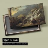 Meleager and Atalanta by Richard Wilson - canvas rear frame and hanging hardware