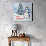 Merry Christmas Instagram post template — alternate room view