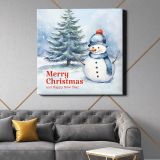 Merry Christmas Instagram post template — alternate room view