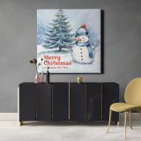 Merry Christmas Instagram post template — alternate room view