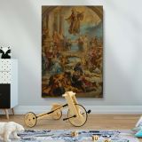 Miracles of Saint Francis - Dramatic Revival Scene By Peter Paul Rubens canvas wall art - Image 2