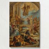 Miracles of Saint Francis - Dramatic Revival Scene By Peter Paul Rubens canvas wall art - Image 7