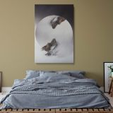 Misty Julian Alps - Circular Mirror Mountain Photography canvas wall art - Image 5