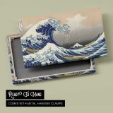 Modern Recut Copy of the Great Wave Off Kanagawa - canvas rear frame and hanging hardware