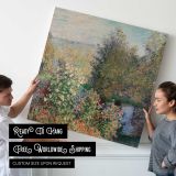 Monet, Claude - Corner of the Garden at Montgeron — room mockup view 4