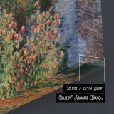 Monet, Claude - Corner of the Garden at Montgeron — room mockup view 5
