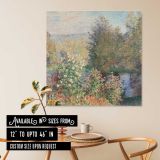 Monet, Claude - Corner of the Garden at Montgeron — room mockup view 6